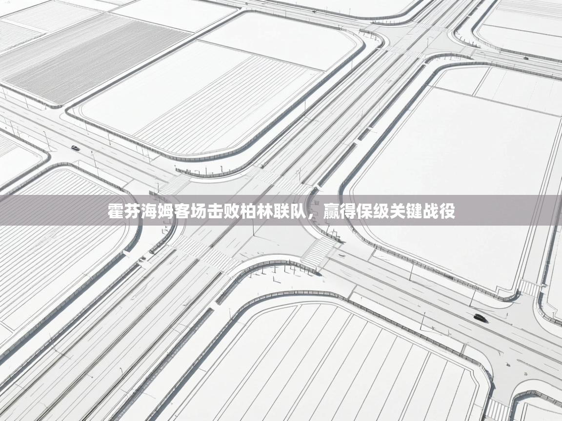 霍芬海姆客场击败柏林联队，赢得保级关键战役  第1张